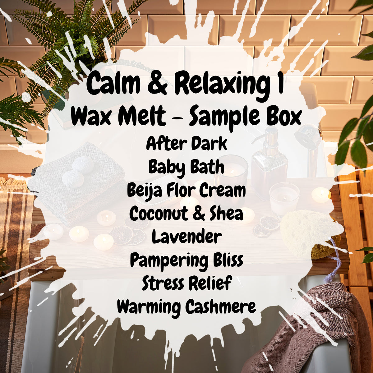 Calm & Relaxing 1 Wax Melt Sample Box