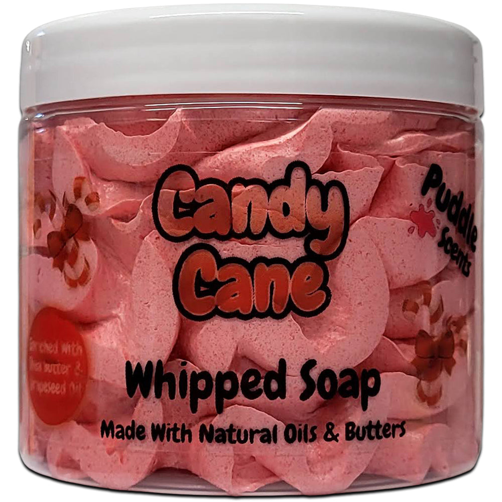 Candy Cane Whipped Soap
