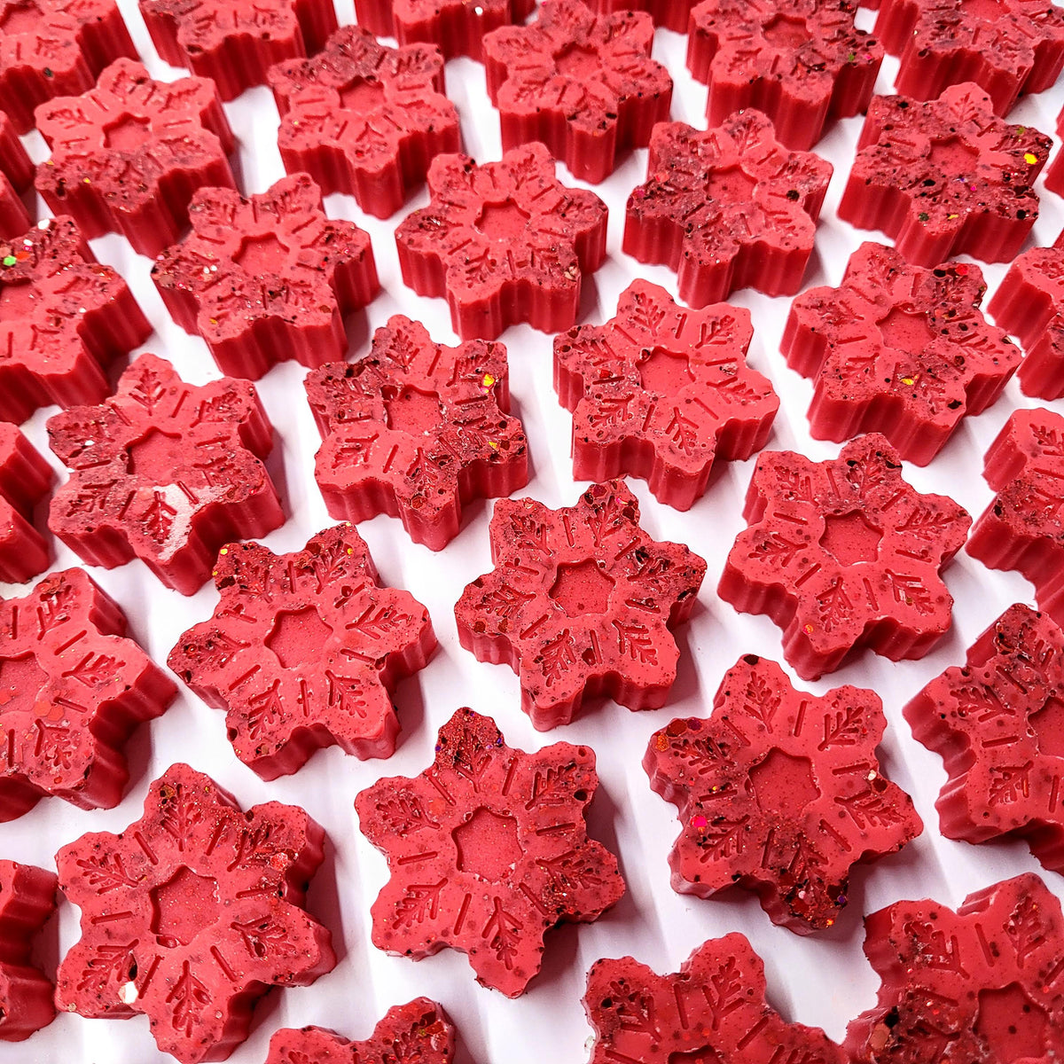 Snowflakes - Candy Cane Wax Melts