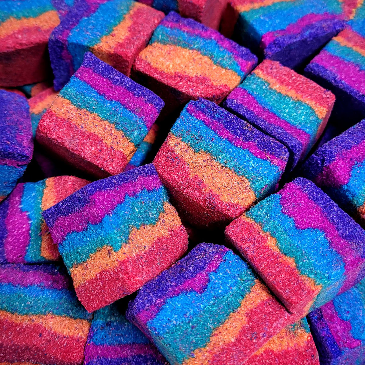 Candyfloss Marshmallow Rainbow Bath Rocks