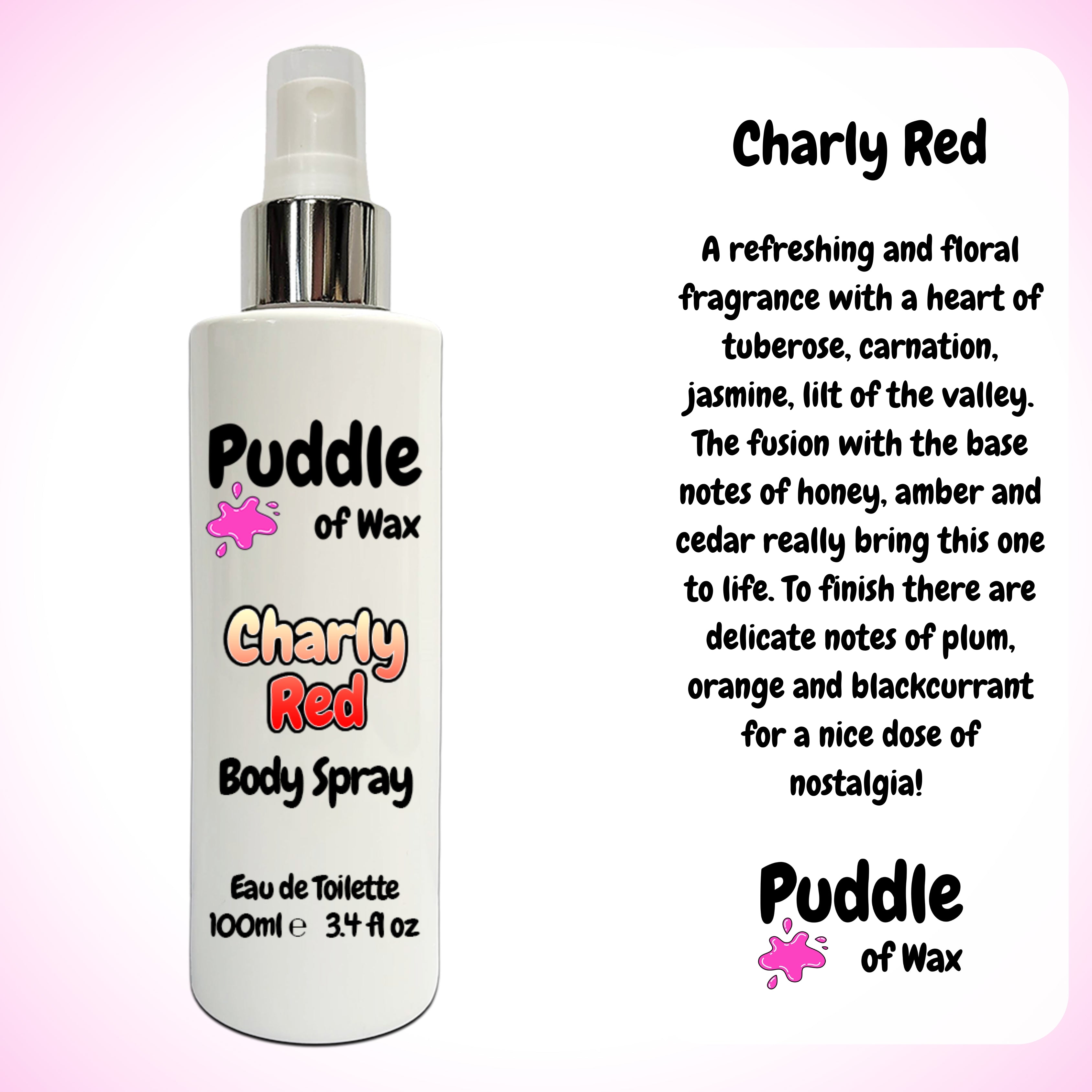 Charly Red Body Spray