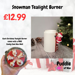 Snowman Stackable Tealight Burner