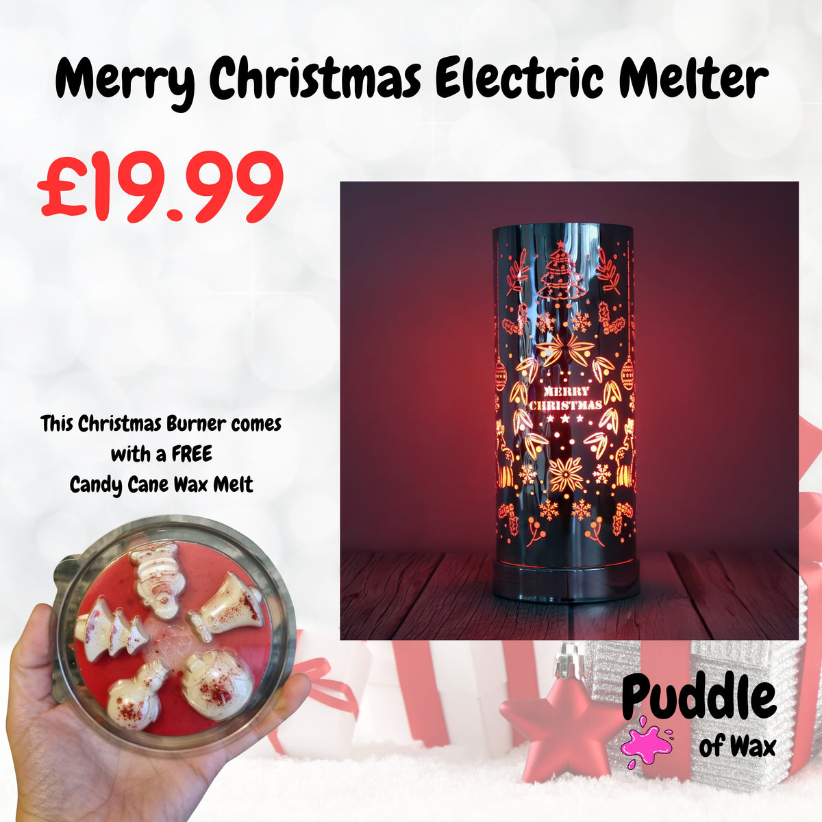 Merry Christmas Electric Melter