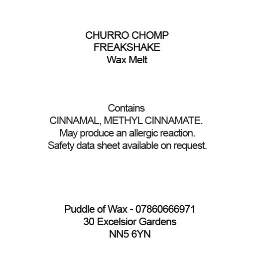 Churro Chomp Freakshake Wax Melts