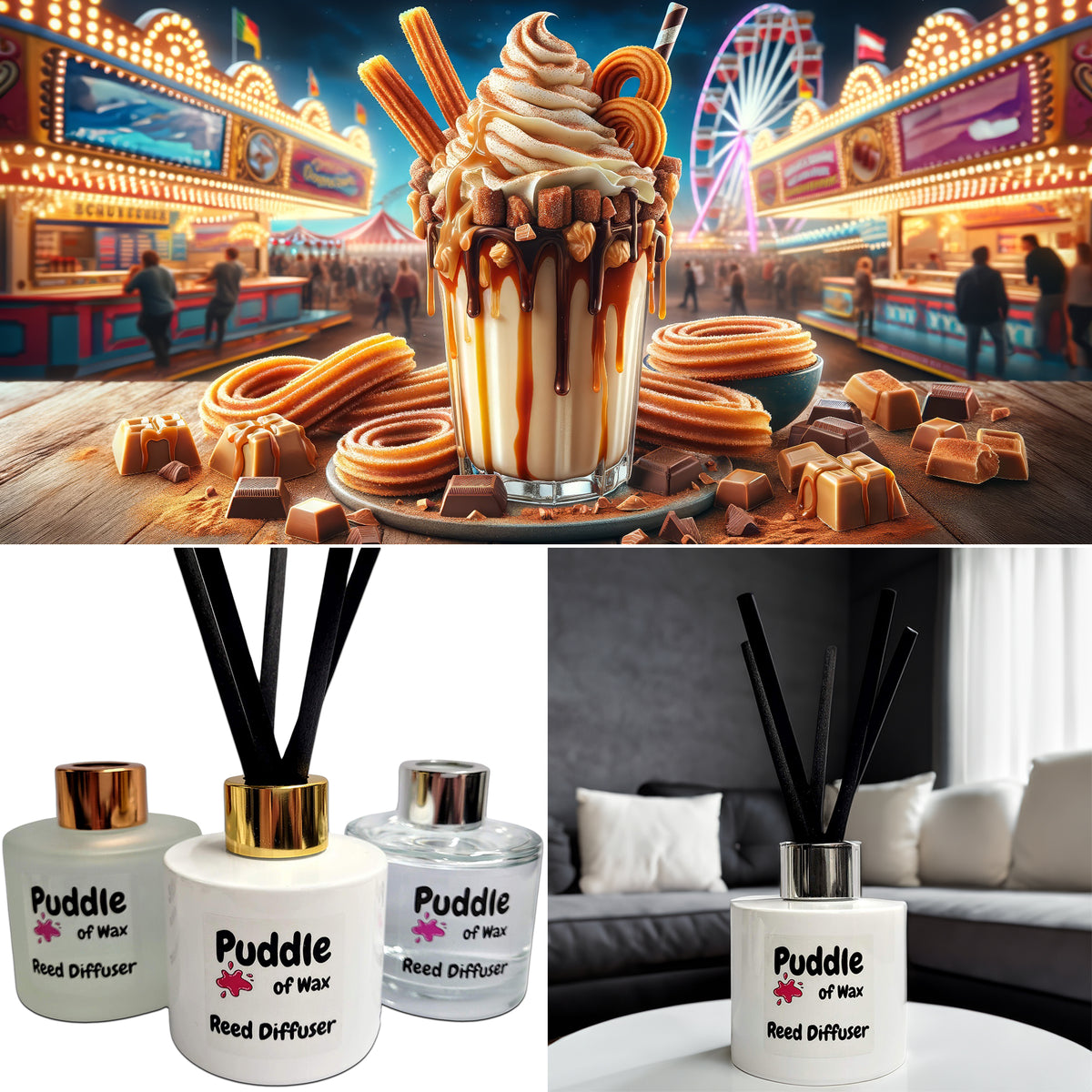 Churro Chomp Freakshake Reed Diffuser