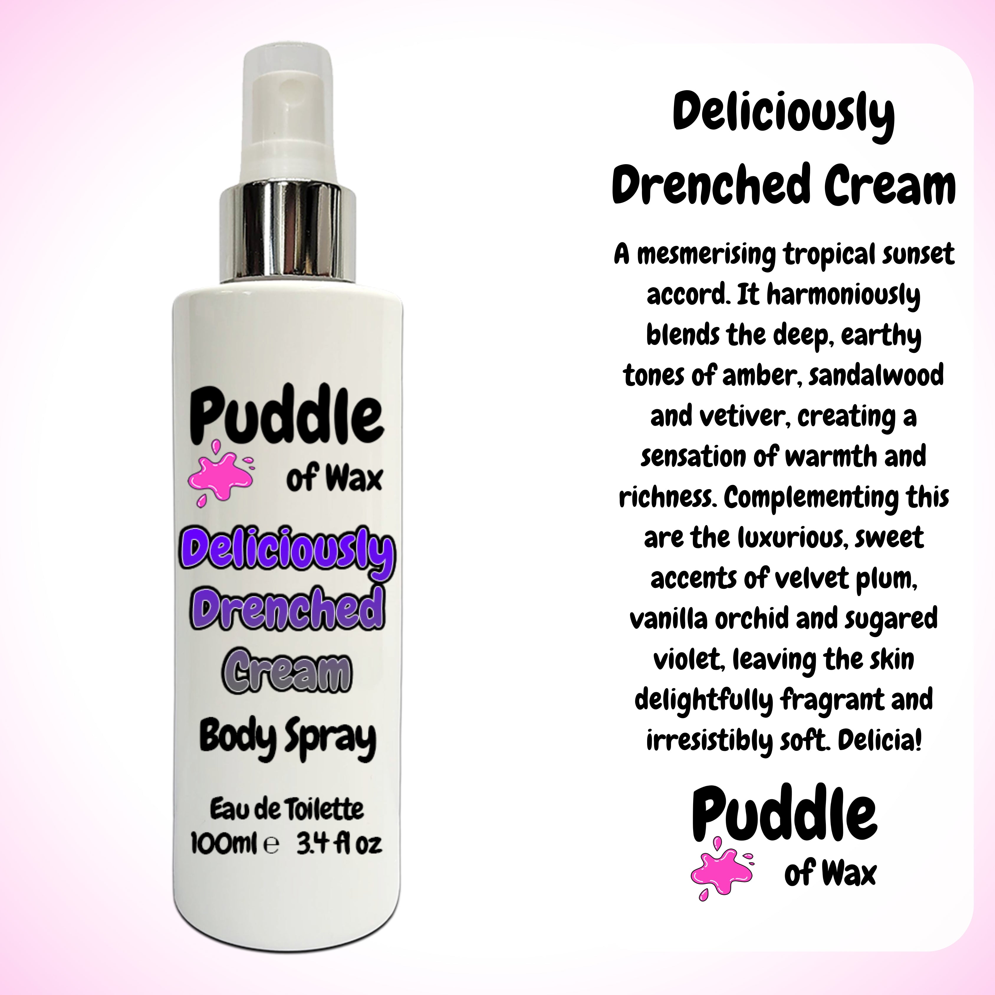 Deliciously Drenched Cream Body Spray