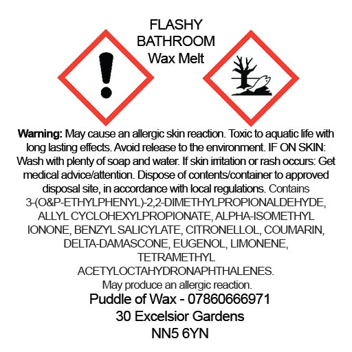 Flashy Bathroom Wax Melts