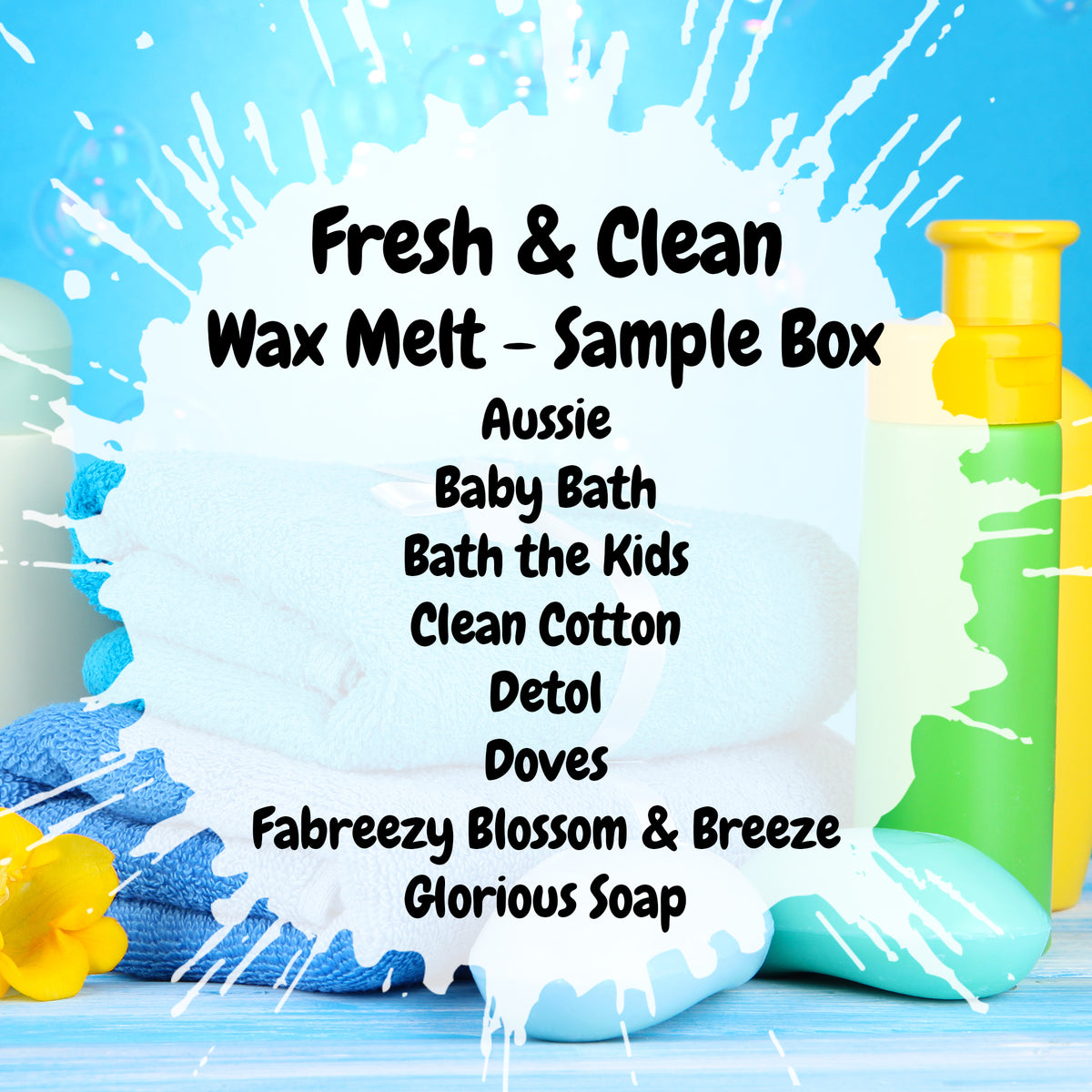 Fresh & Clean Wax Melt Sample Box