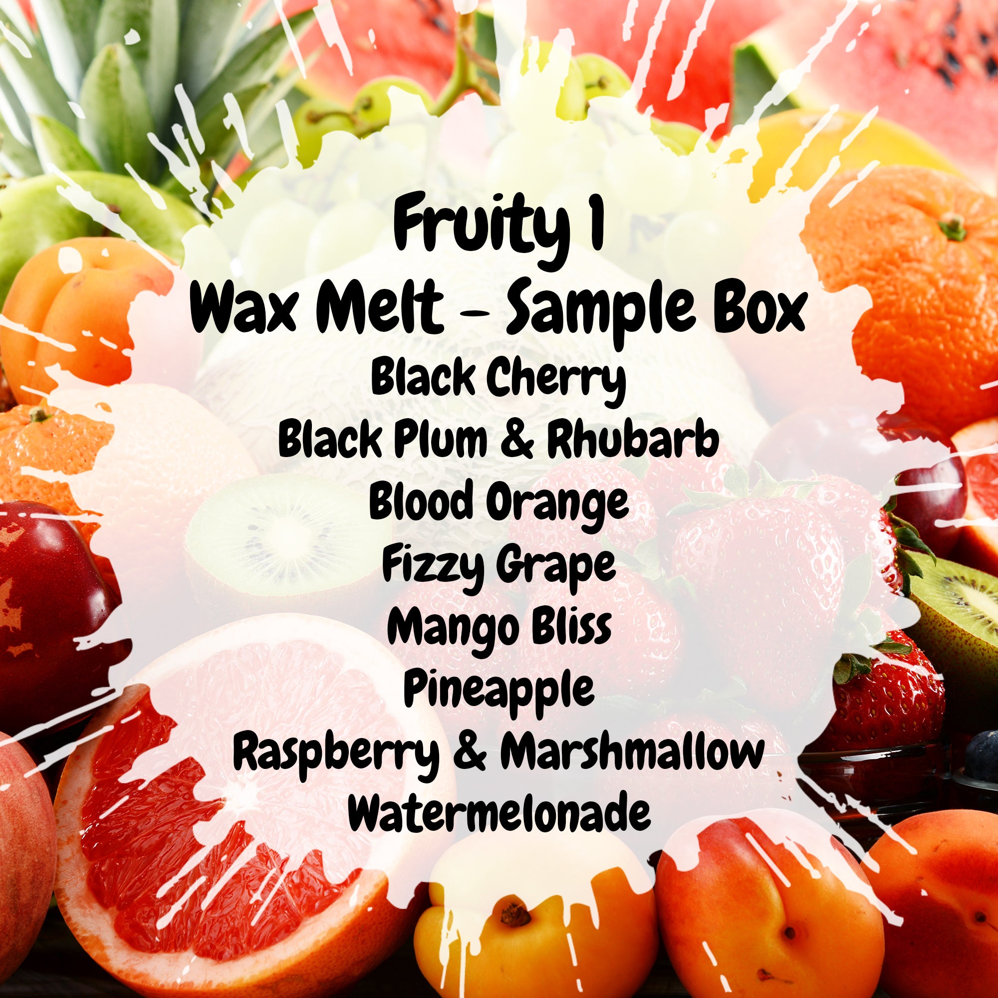 Fruity 1 Wax Melt Sample Box