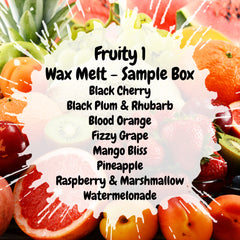 Fruity 1 Wax Melt Sample Box