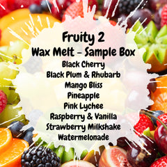 Fruity 2 Wax Melt Sample Box
