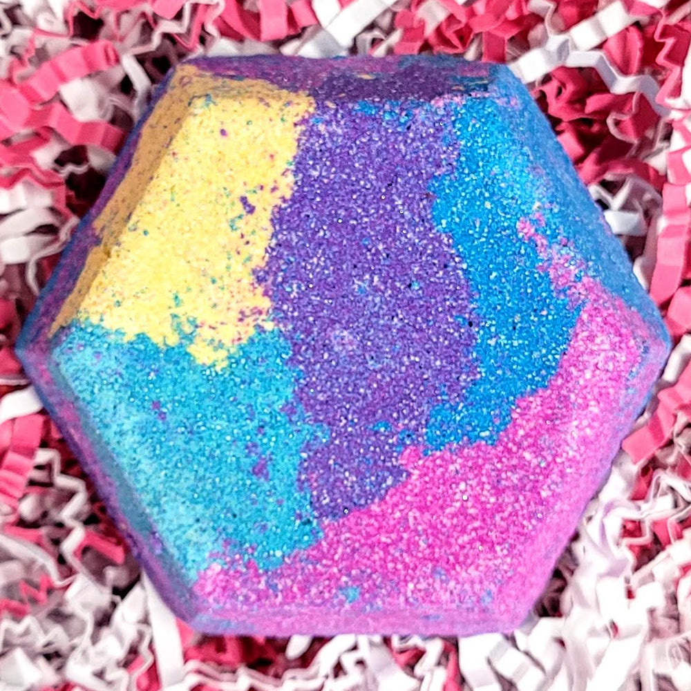 Tasty Rainbow Hex Bath Bomb