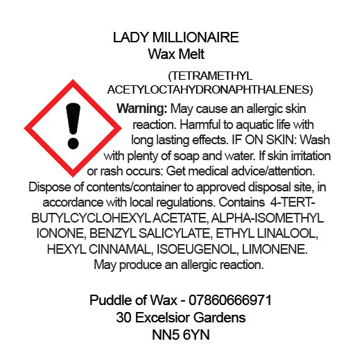 Lady Millionaire Wax Melts