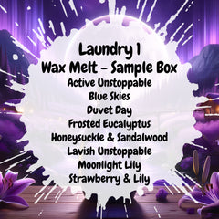 Laundry 1 Wax Melt Sample Box