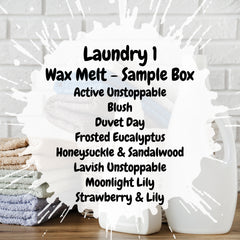 Laundry 1 Wax Melt Sample Box