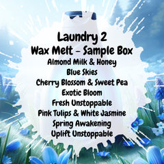 Laundry 2 Wax Melt Sample Box