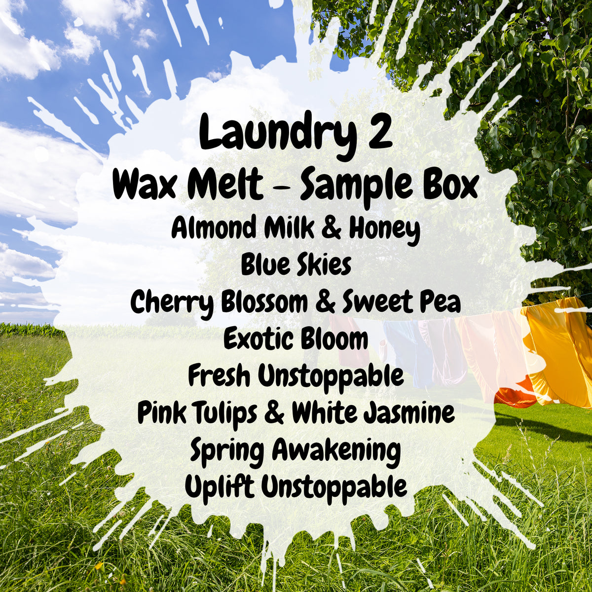 Laundry 2 Wax Melt Sample Box