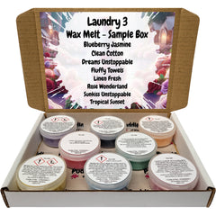 Laundry 3 Wax Melt Sample Box
