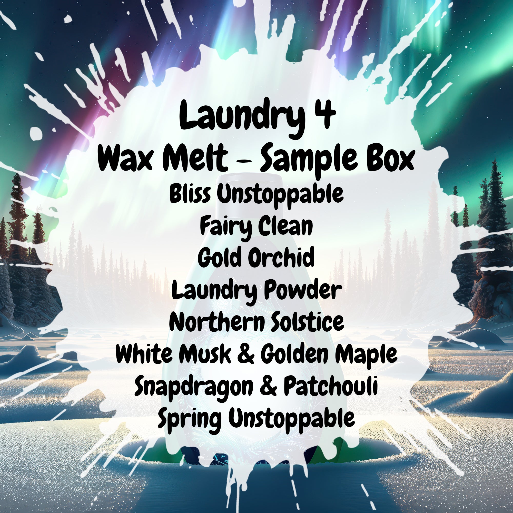 Laundry 4 Wax Melt Sample Box