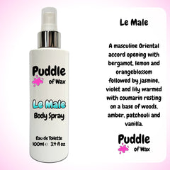 Le Male Body Spray