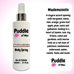 Mademoiselle Body Spray