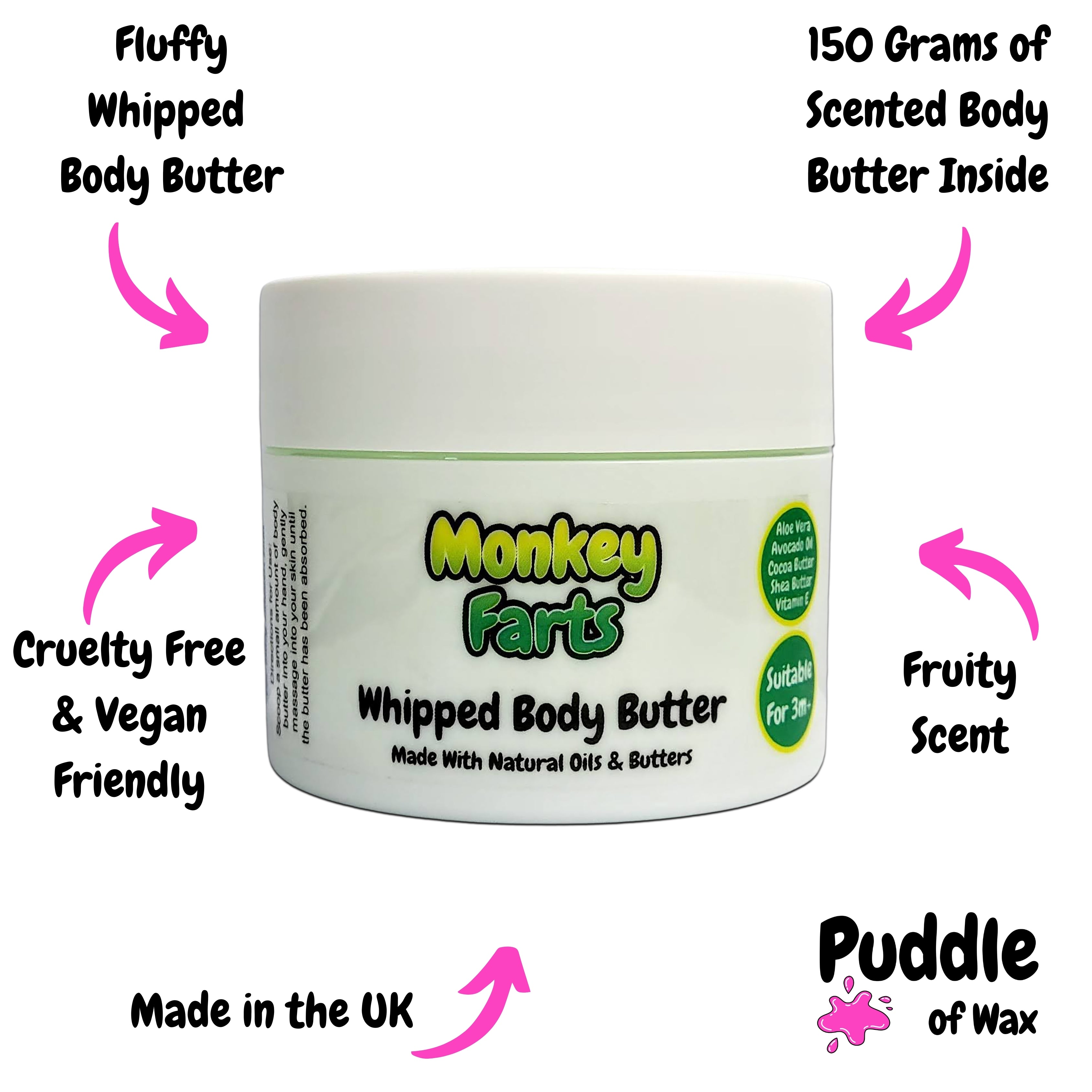 Monkey Farts Body Butter