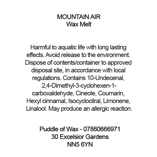 Mountain Air Wax Melts