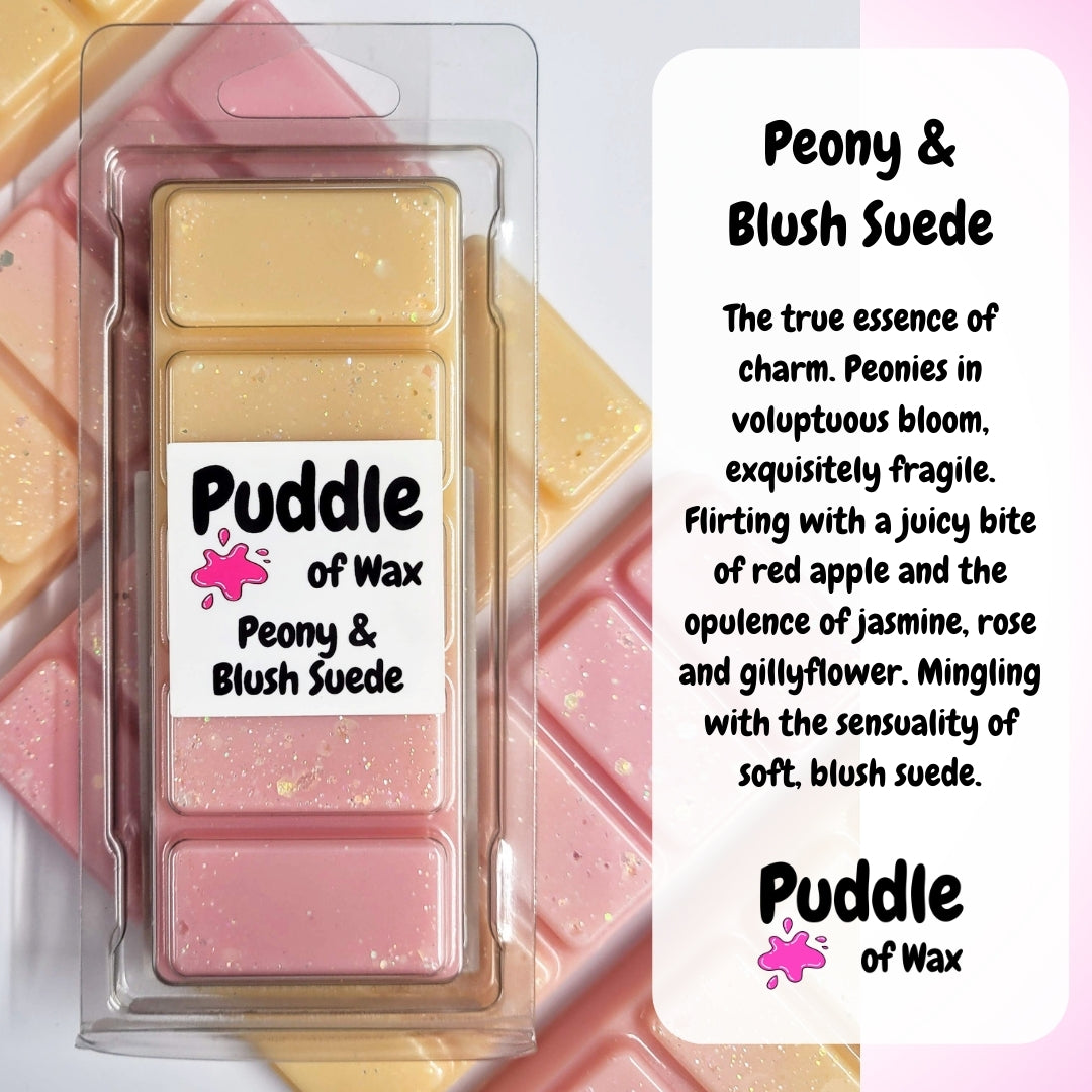 Peony & Blush Suede Wax Melts