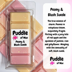 Peony & Blush Suede Wax Melts