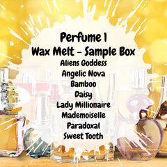 Perfume 1 Wax Melt Sample Box