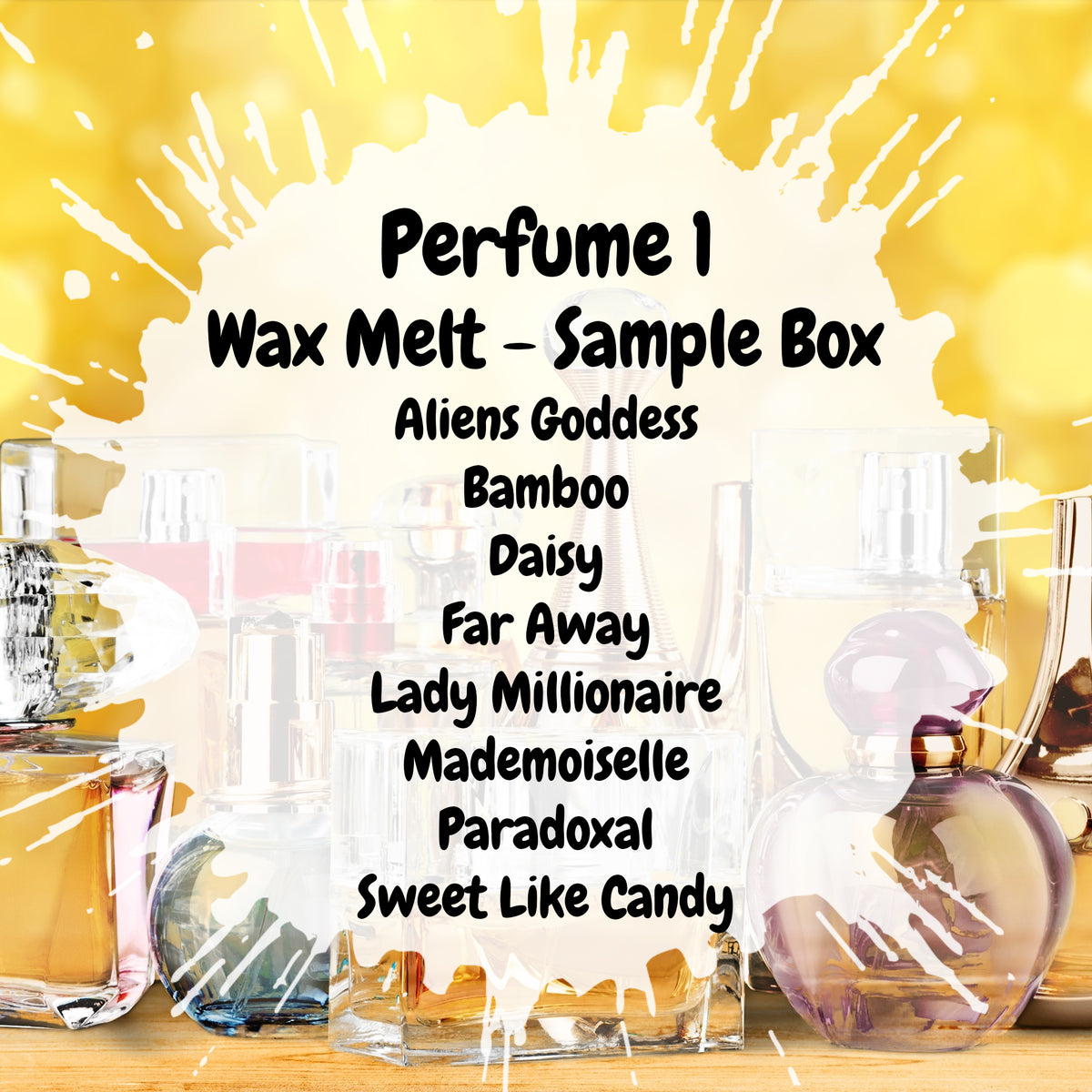 Perfume 1 Wax Melt Sample Box