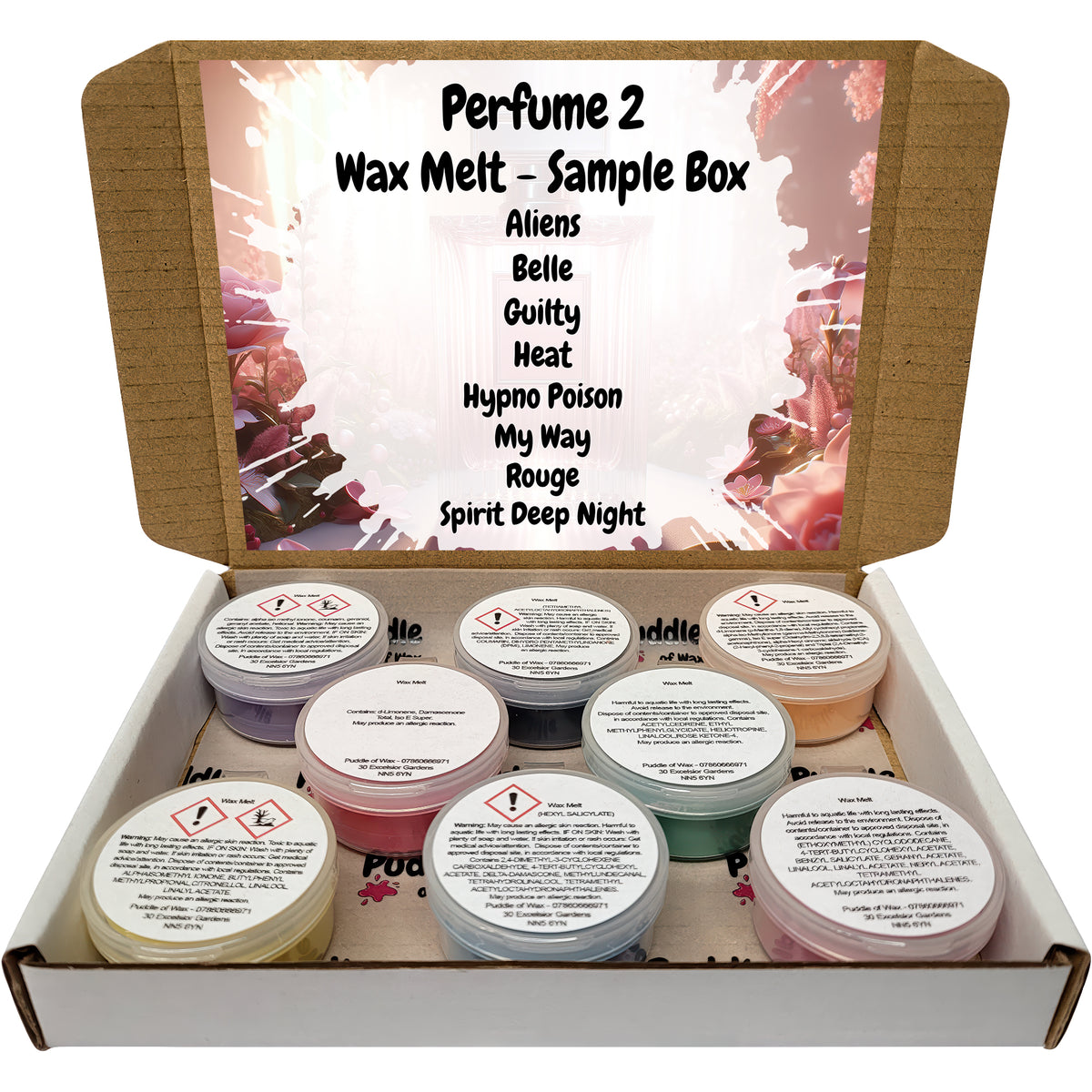 Perfume 2 Wax Melt Sample Box