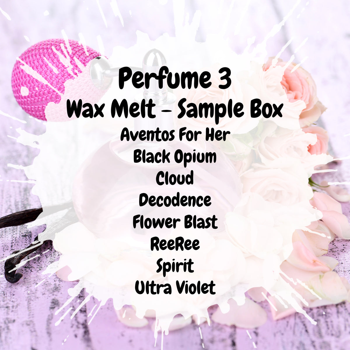 Perfume 3 Wax Melt Sample Box