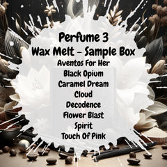 Perfume 3 Wax Melt Sample Box