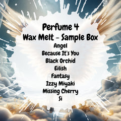 Perfume 4 Wax Melt Sample Box