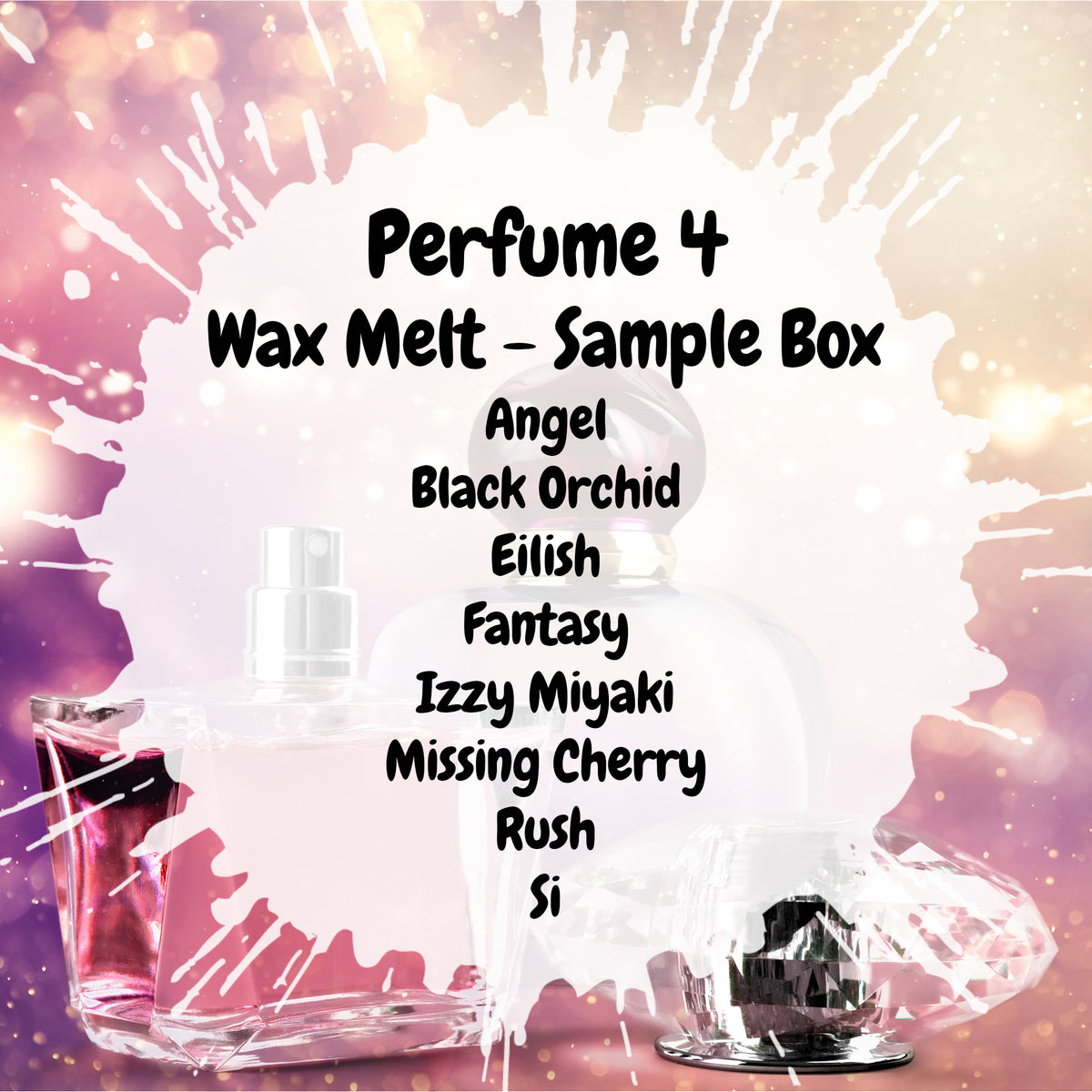 Perfume 4 Wax Melt Sample Box