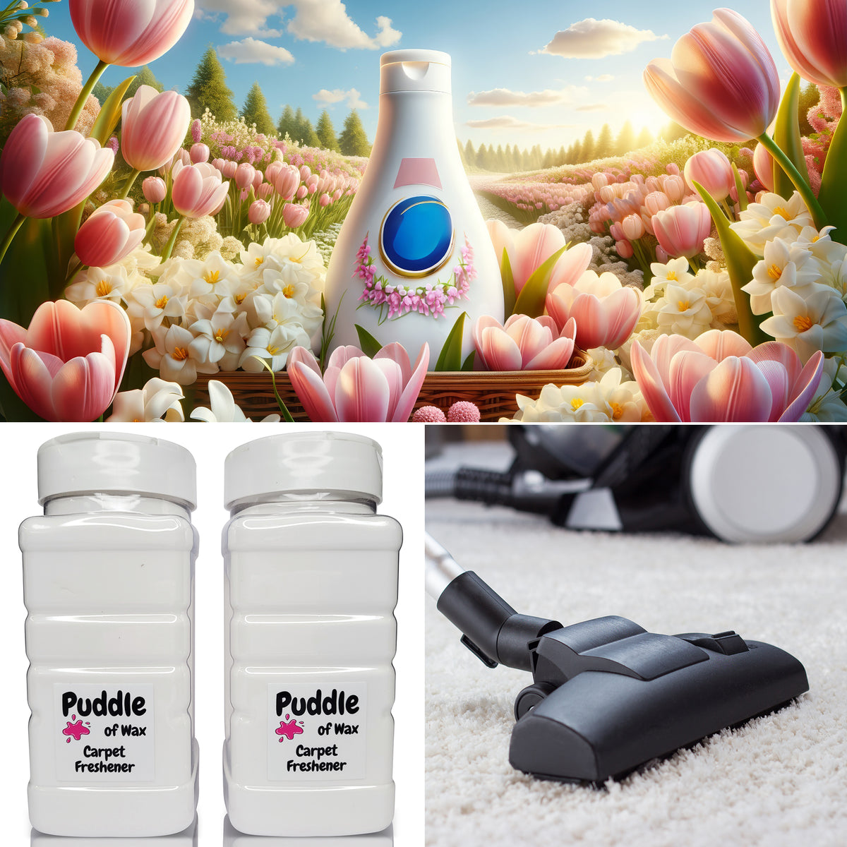 Pink Tulips & White Jasmine Carpet Freshener