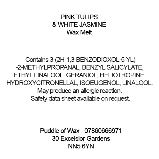 Pink Tulips & White Jasmine Wax Melts