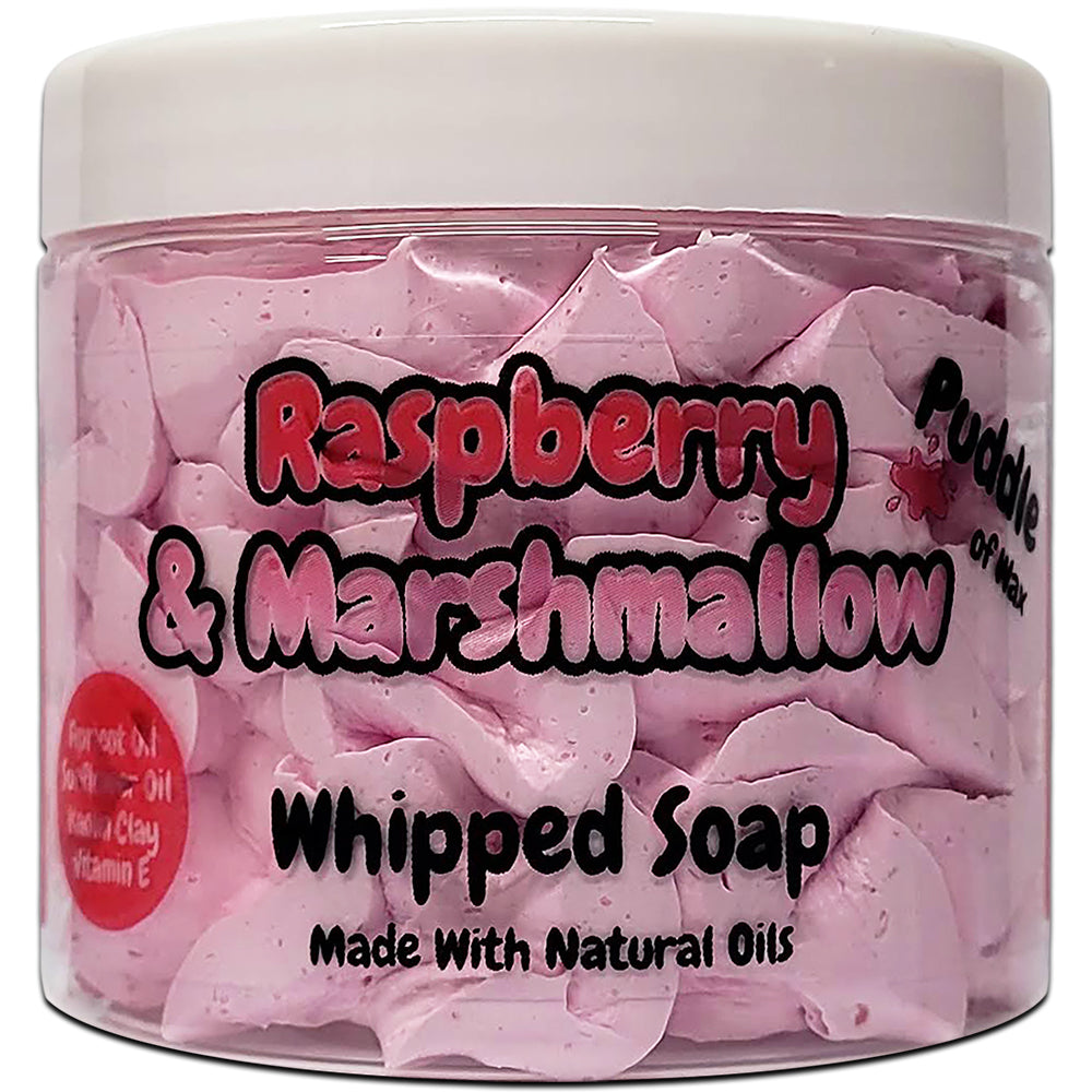 Raspberry & Marshmallow Whipped Soap