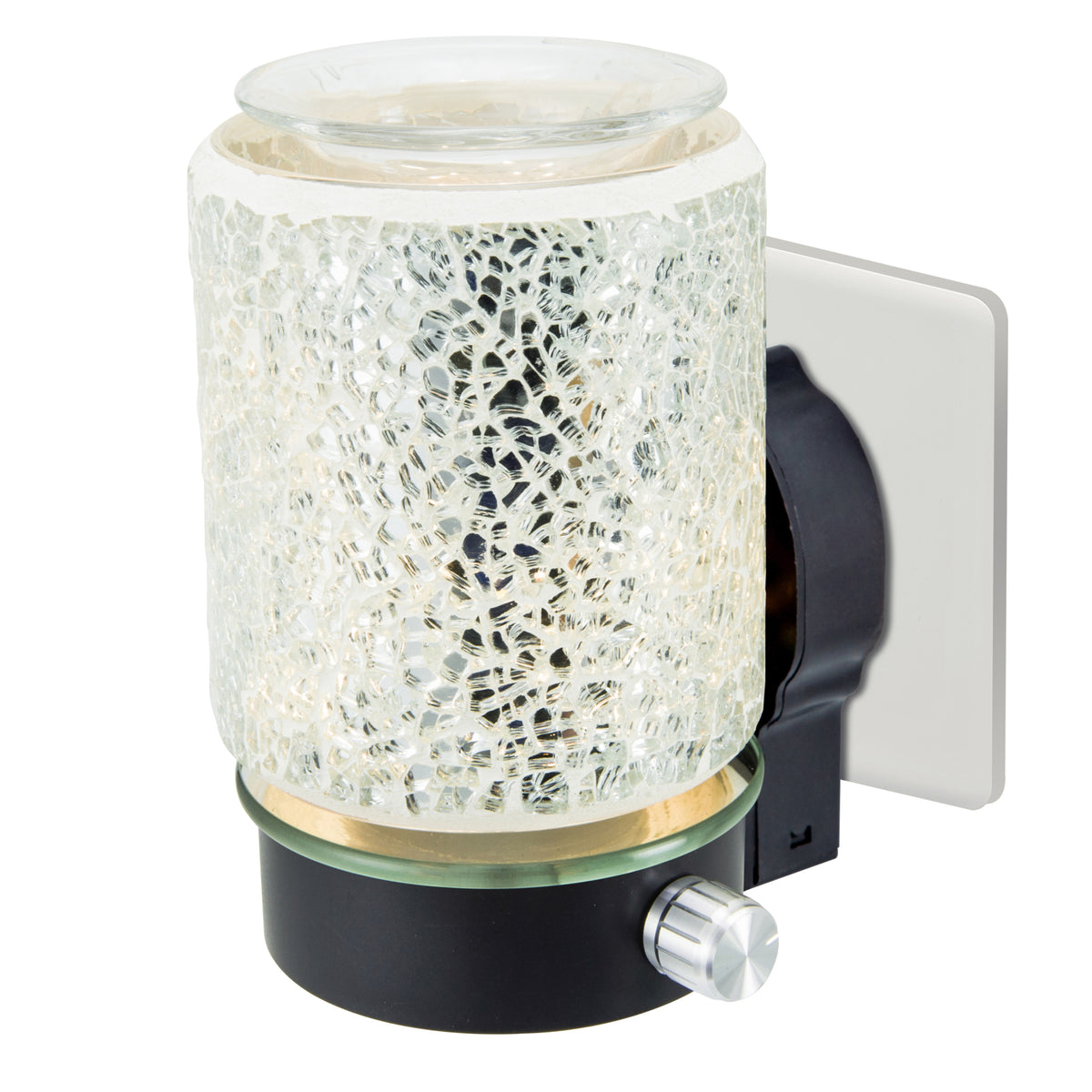 Silver Mosaic Plug In Warmer