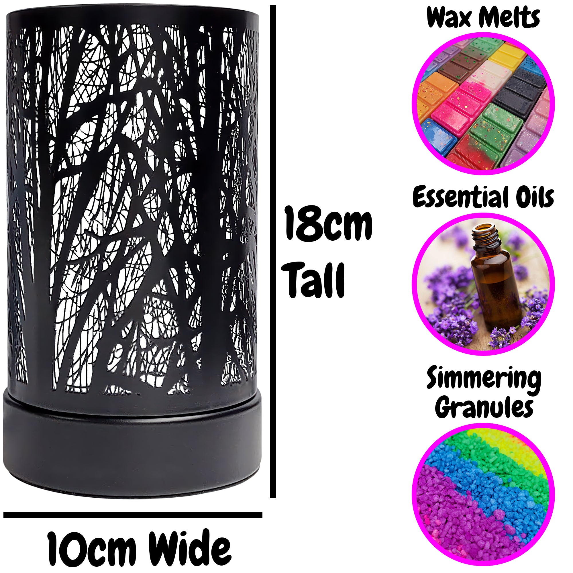 White Tree Colour Changing Electric Burner