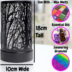 Black Tree Colour Changing Electric Burner