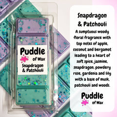 Snapdragon & Patchouli Wax Melts