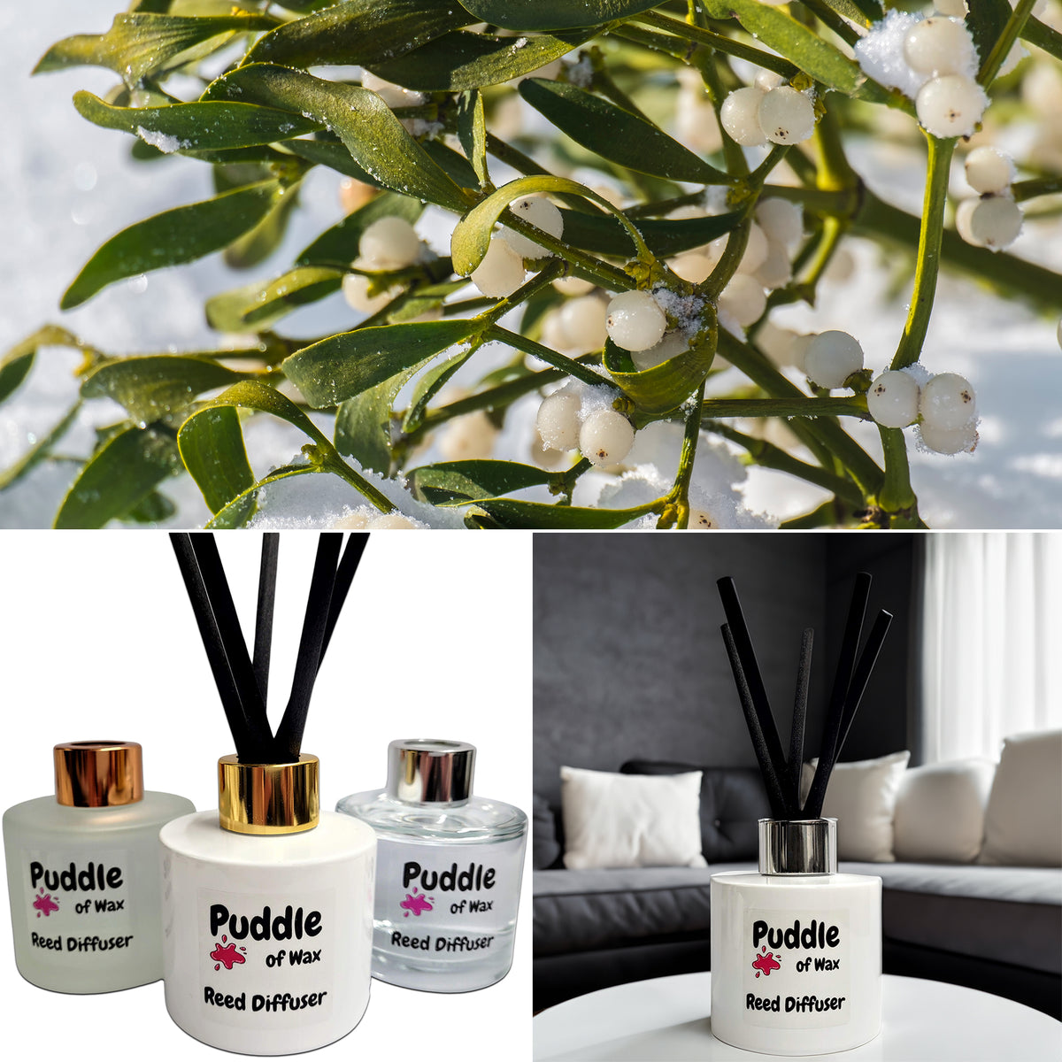 Snowberry & Mistletoe Reed Diffuser