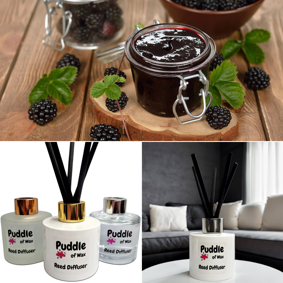 Spiced Blackberry Jam Reed Diffuser
