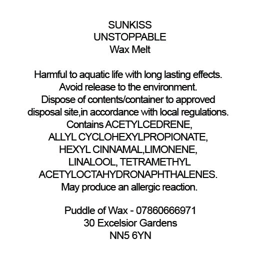 Sunkiss Unstoppable Wax Melts