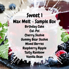 Sweet 1 Wax Melt Sample Box