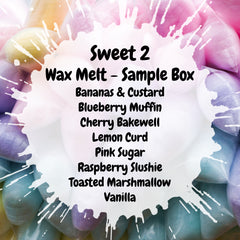 Sweet 2 Wax Melt Sample Box