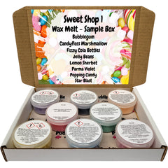 Sweet Shop 1 Wax Melt Sample Box