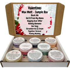 Valentines Wax Melt Sample Box